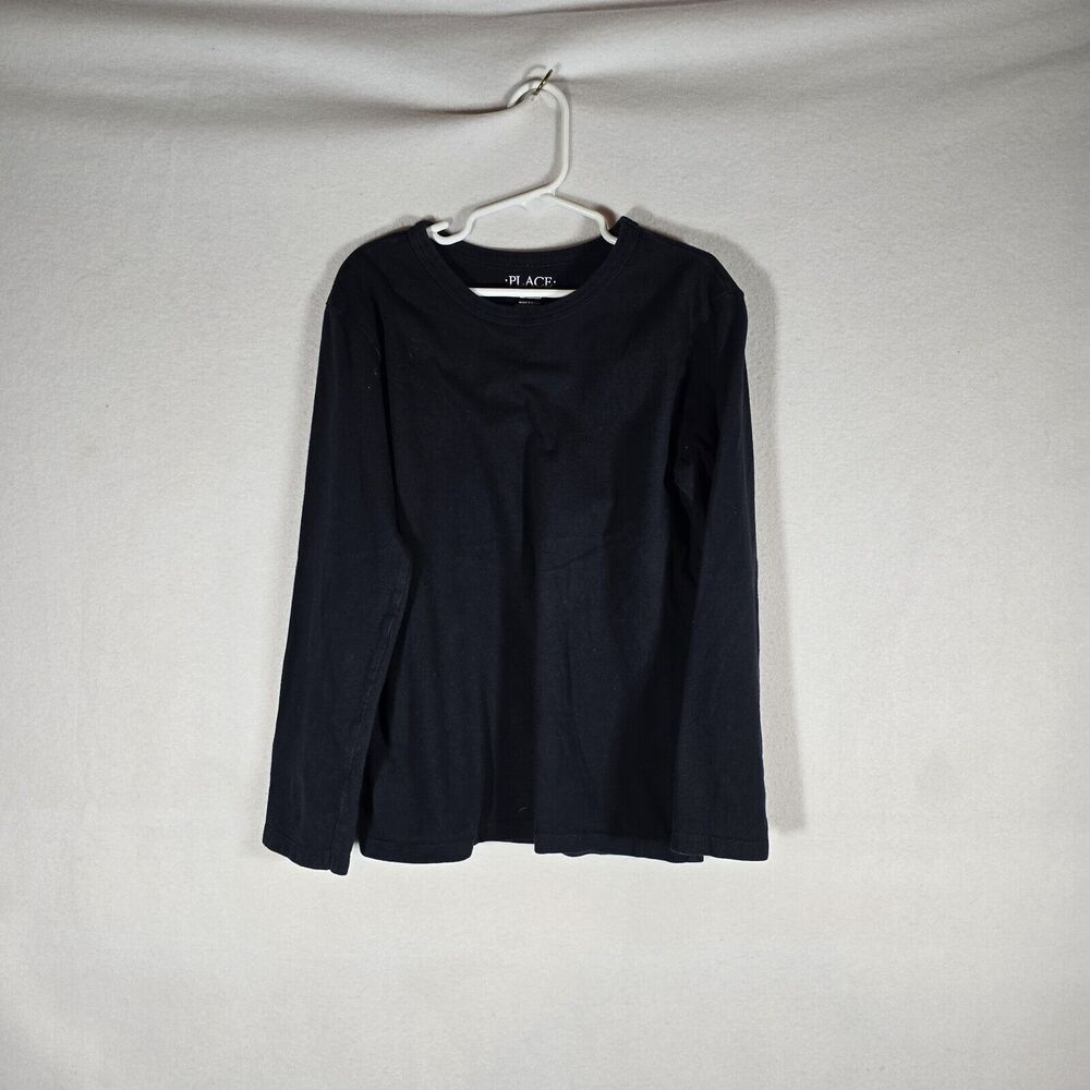 Girls small 7/8 Tee shirt, long sleeves, Dark blue, by The Children's place